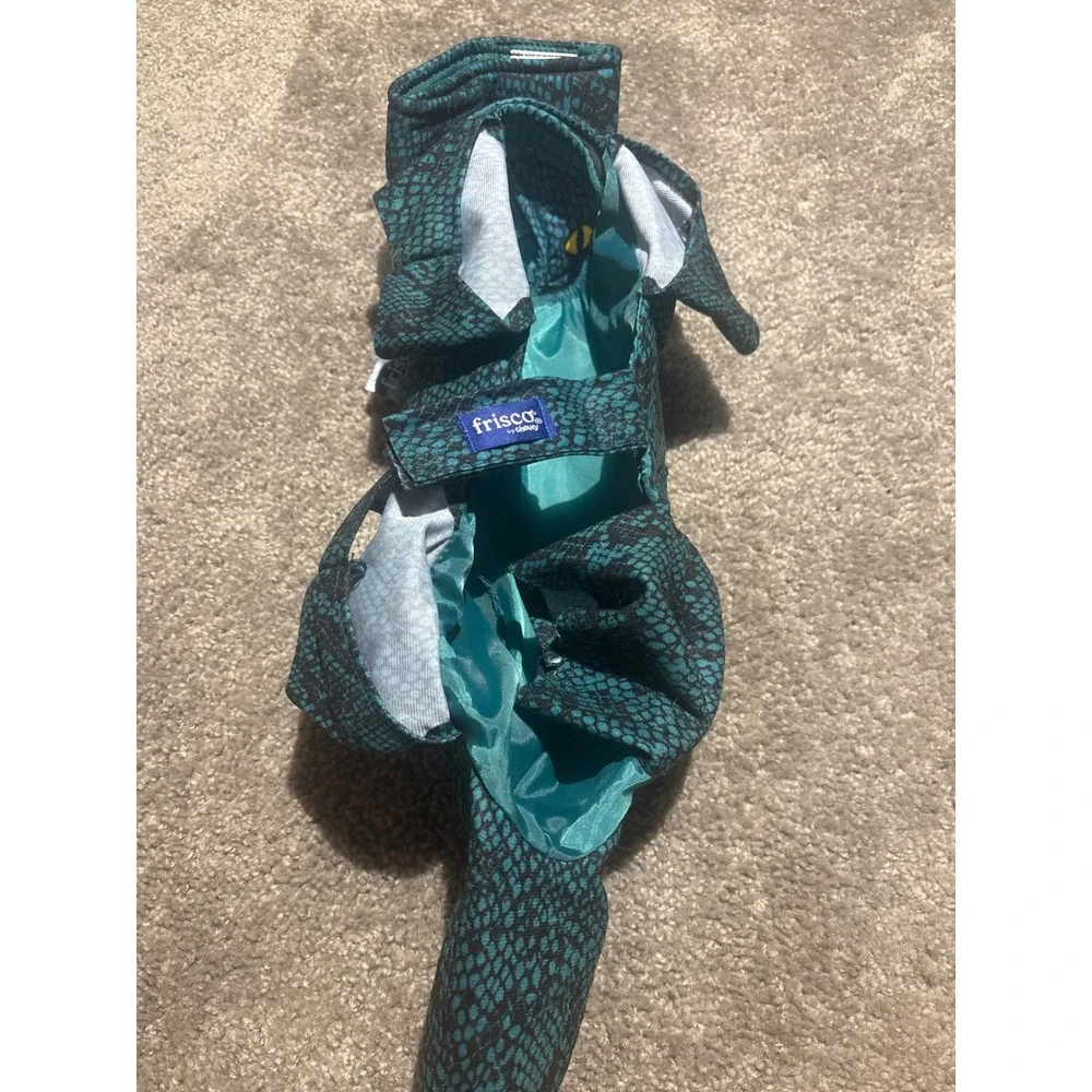 Frisco Stegosaurus Dog Costume Pet Apparel Dinosaur Halloween Green XS